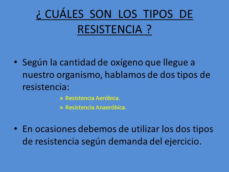 Definicion de resistencia y tipos de resistencia